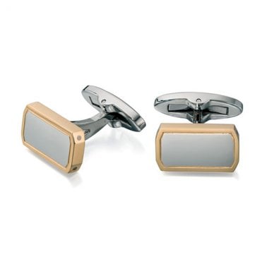 Stainless steel cufflinks by Fred Bennett