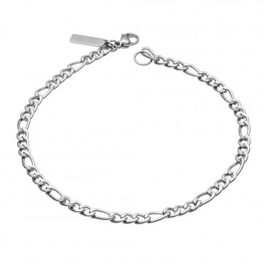 Stainless Steel Figaro Bracelet by Fred Bennett