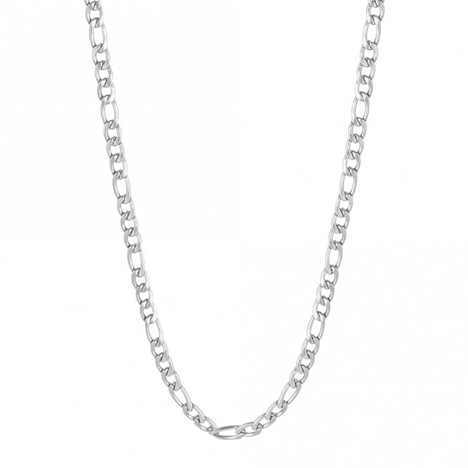 Stainless Steel Link Chain Tag Necklace by Fred Bennett