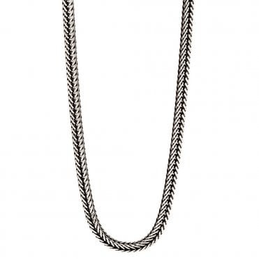 Stainless Steel Oxidised Fox Tail Chain