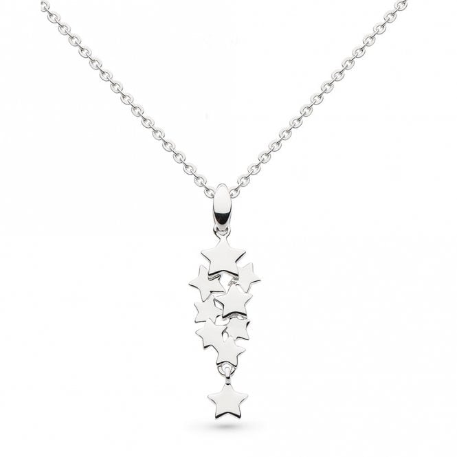 Stargazer galaxy micro cluster necklace by Kit Heath