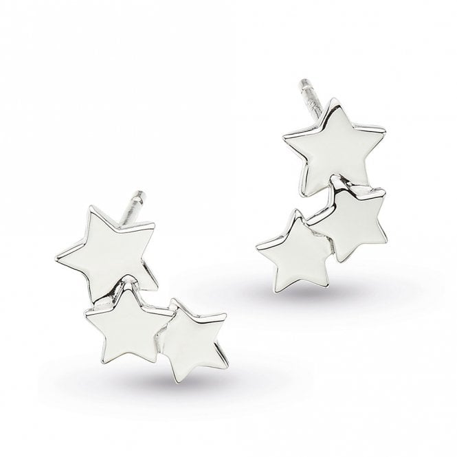 Stargazer galaxy stud earrings by Kit Heath