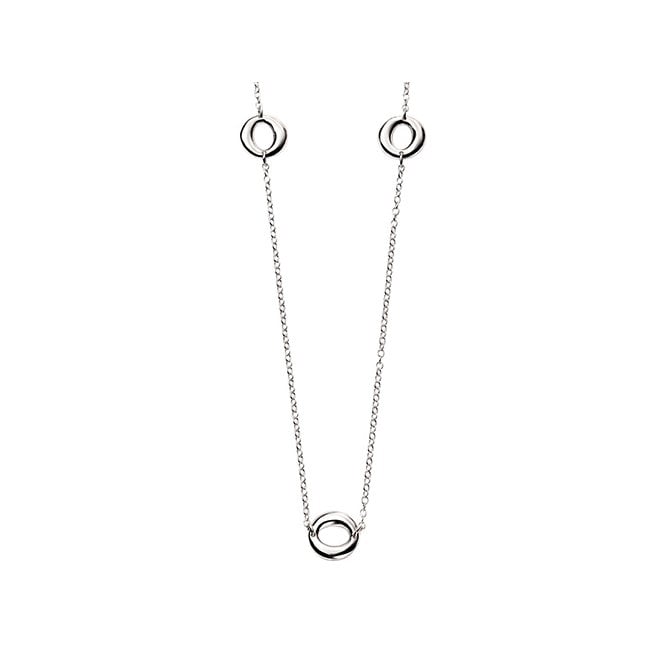 Sterling silver long necklace