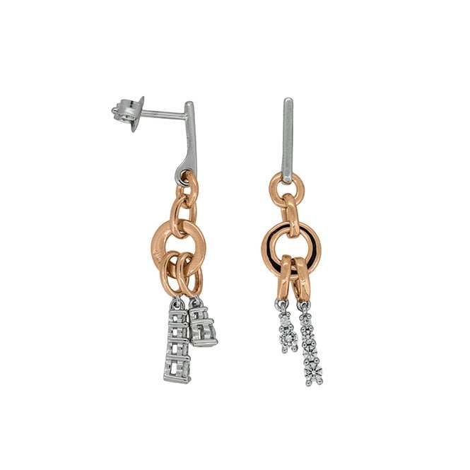 Stud drop earrings by Jools