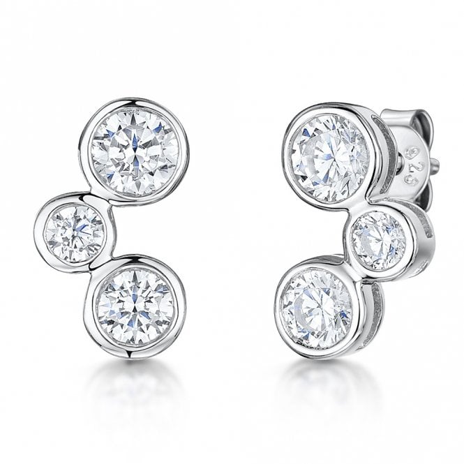Stud drop earrings by Jools
