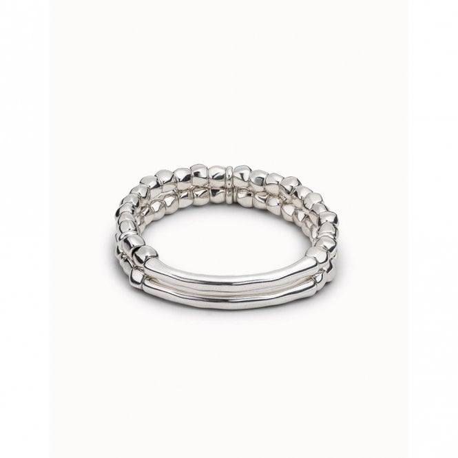 Tandem Double Bead and Tube Bracelet by Uno de 50