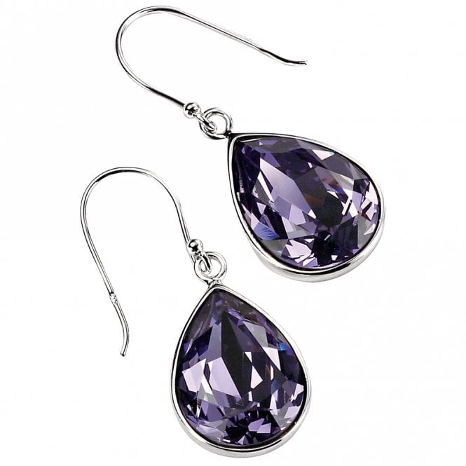 Tanzanite crystal earrings