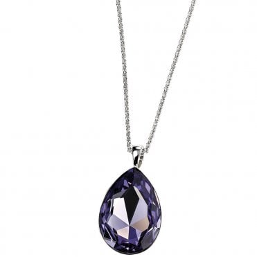 Tanzanite crystal necklace
