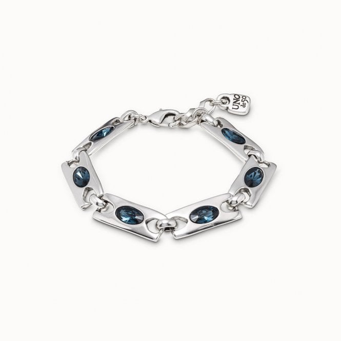 The Queen Blue Crystal Bracelet by Uno de 50