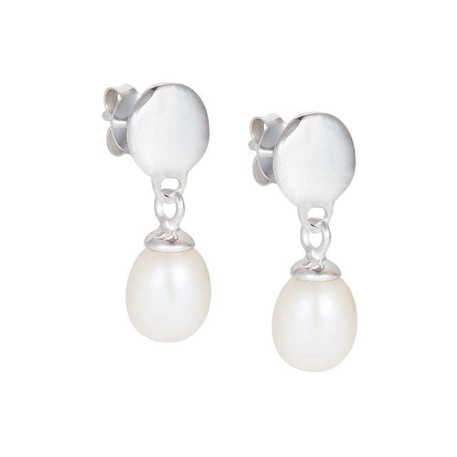 The World Is Your Oyster Pearl Drop Earrings by Claudia Bradby