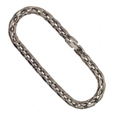 Titanium square polished bracelet