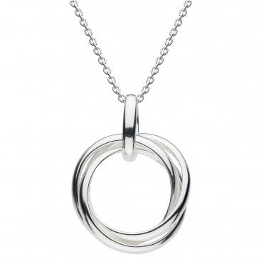 Triple ring necklace by Dew