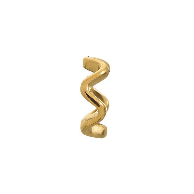 Wave gold charm by Endless