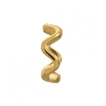 Wave gold charm by Endless