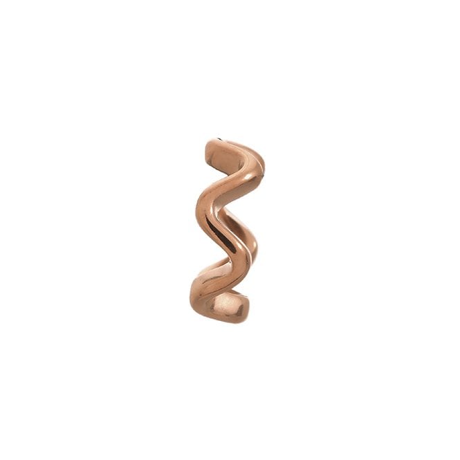Wave rose gold charm by Endless