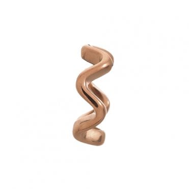 Wave rose gold charm by Endless