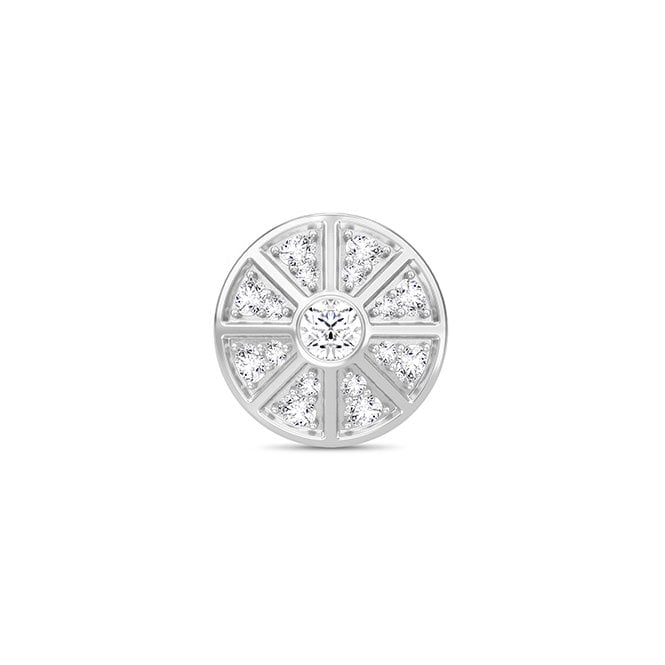 White night sky silver charm by Endless