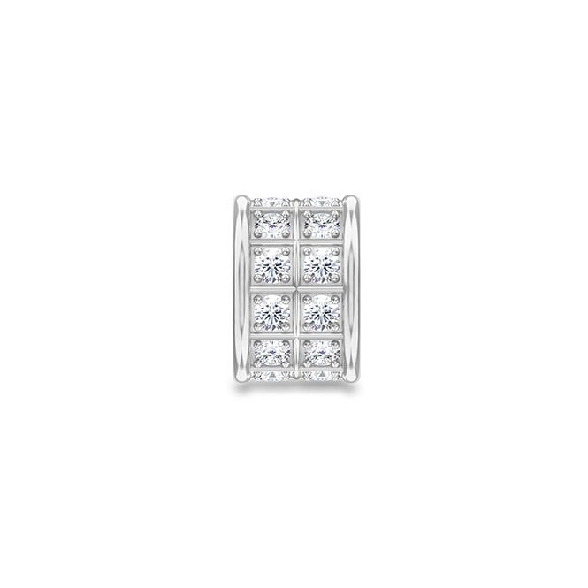 White passion silver charm by Endless