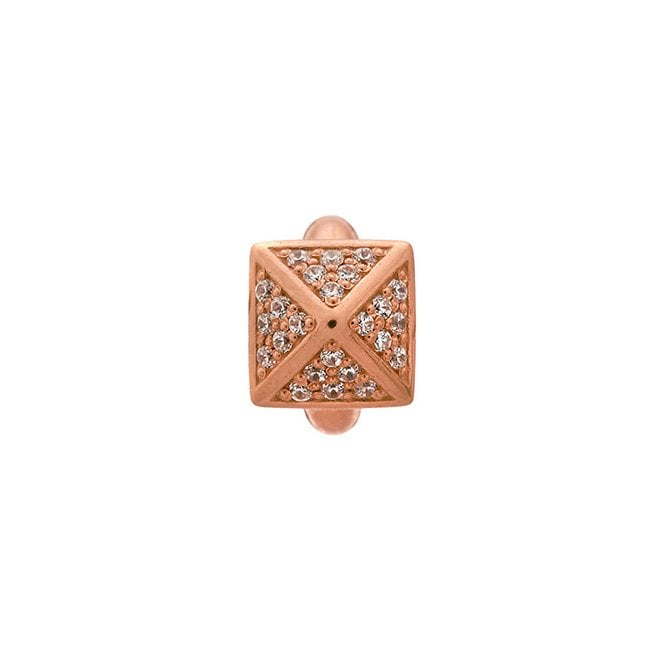 White shiny high rise charm by Endless